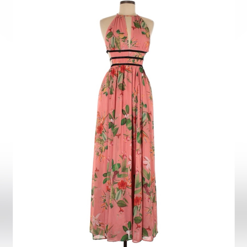🌺 NWOT Express Side Cutout Maxi Dress